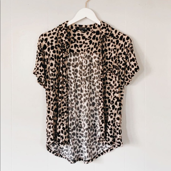 cheetah blouse forever 21